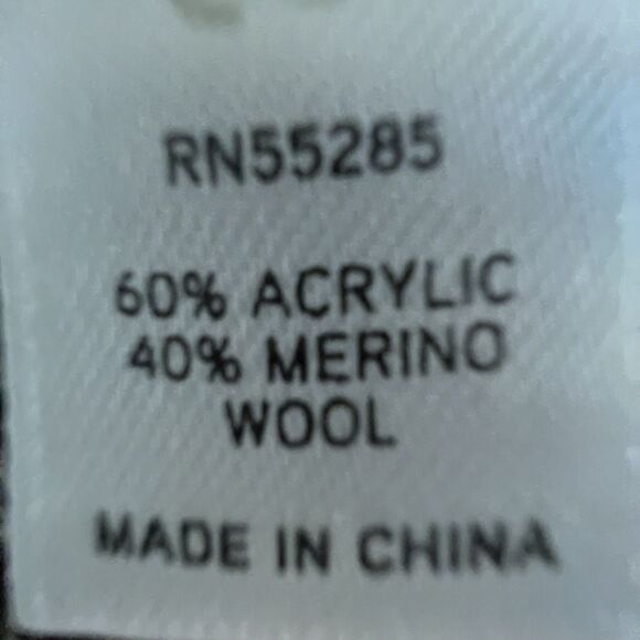 Women's Sz L Wool Cardigan Expresses Button Hooded Tunic Cozy Warm Stylish - Picture 8 of 13